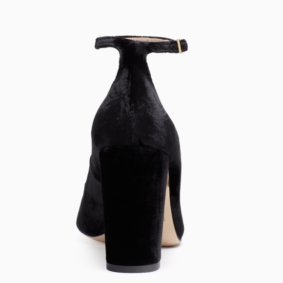 Kate Spade Grove Velvet Embroidered Heels NIB - Picture 4 of 8